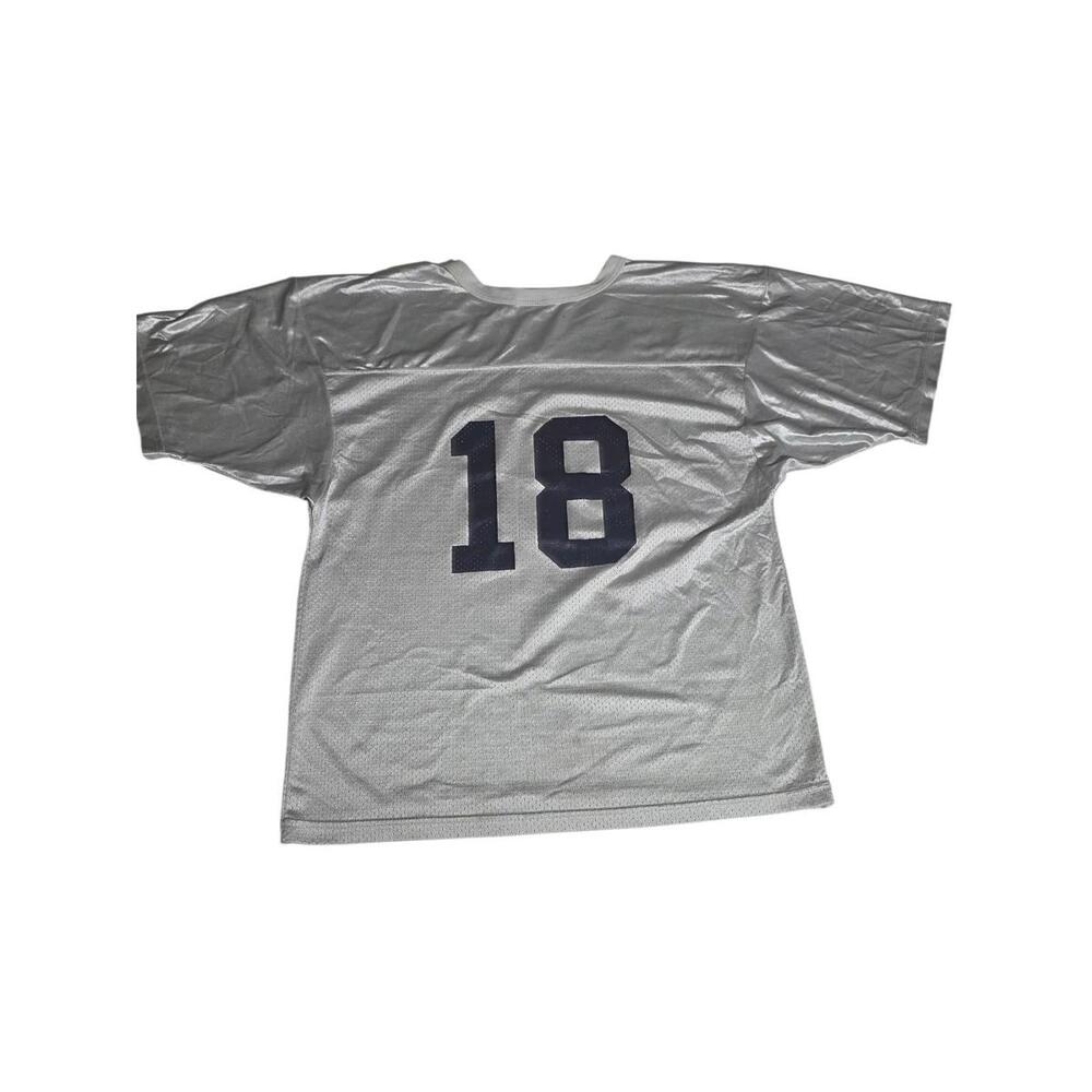 Vintage Wilson Youth‎ XL Football Practice Jersey #18 Gray Fits Adult L B27